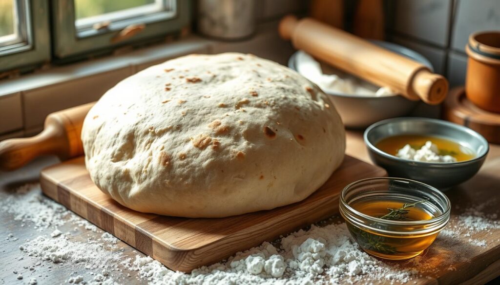 homemade pita bread