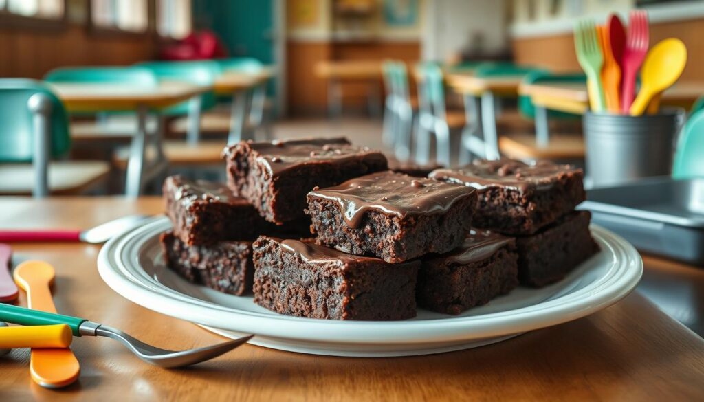 Nostalgic Lunch Lady Brownies: A Sweet School Memory