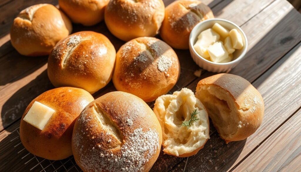 sourdough dinner rolls