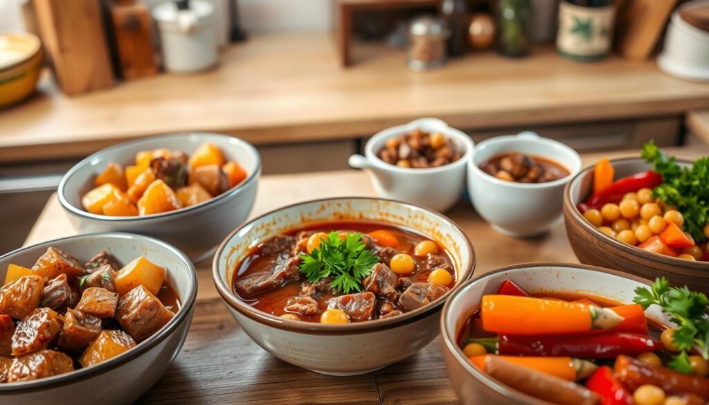 Beef stew variations