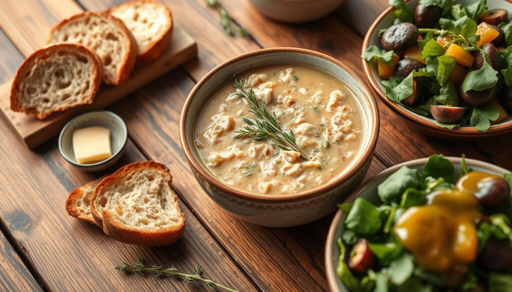 Creamy Turkey and Wild Rice Soup Serving Suggestions