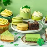 Green desserts for st Patrick's day