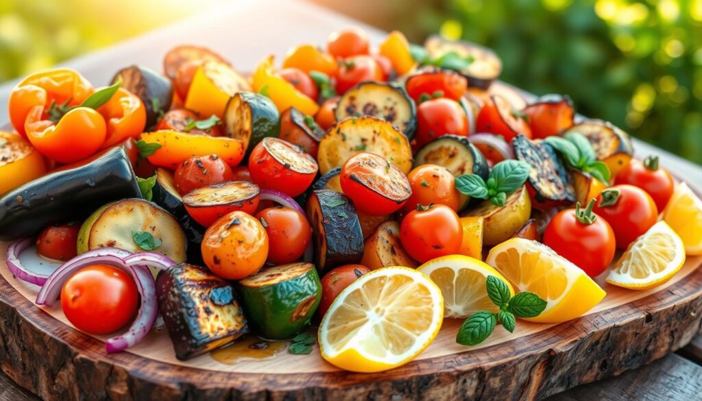 Mediterranean-Style Grilled Vegetable Platter