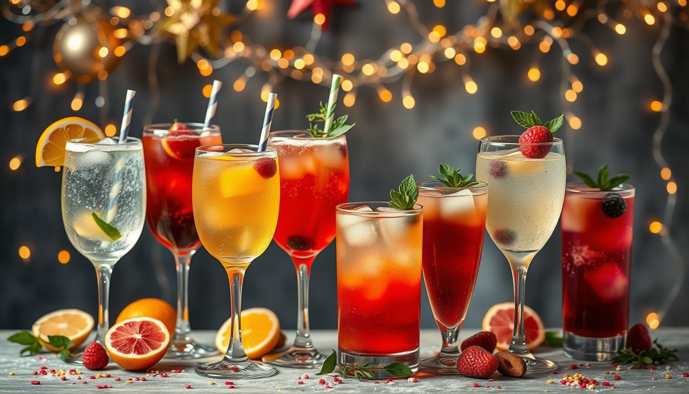 Non-alcoholic New Year drinks