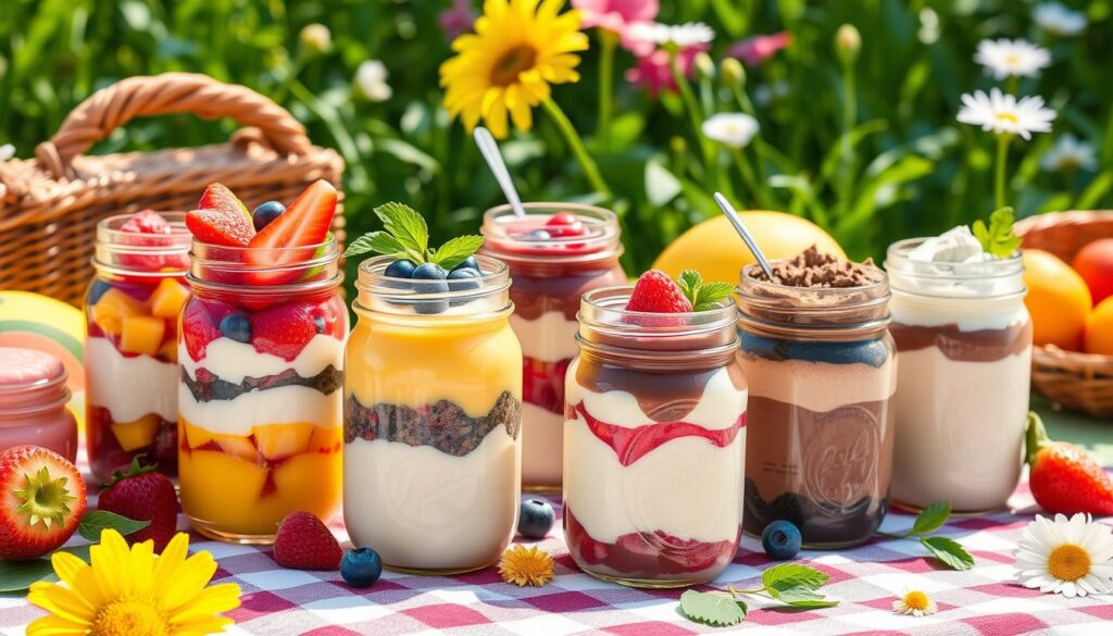 mason jar desserts